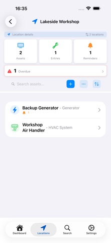 Maintainia screenshot