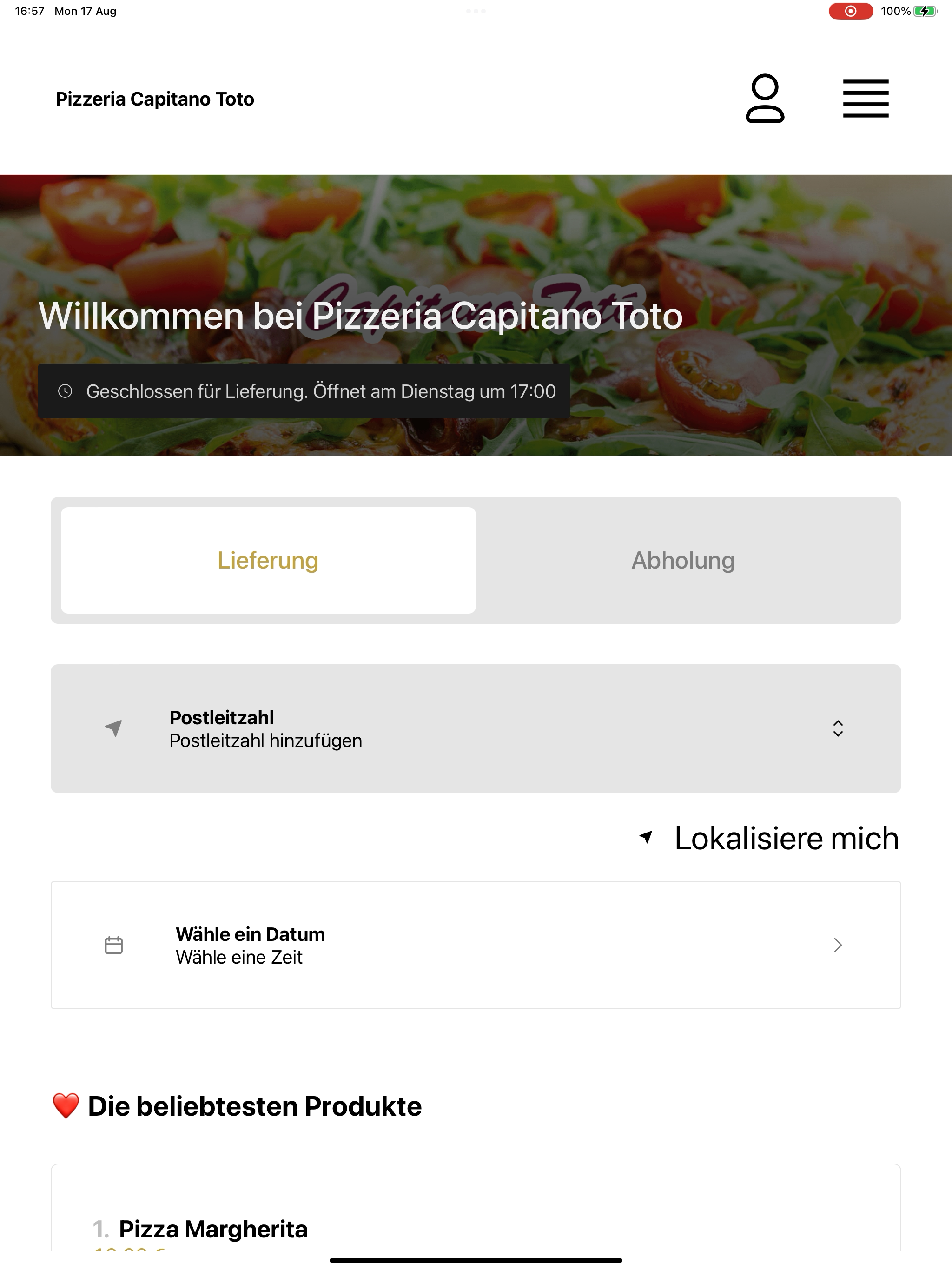 Pizzeria Capitano Toto screenshot 14