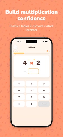Roxy Math: Tables & Clock Screenshot 2 of 8