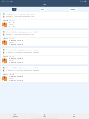 FleetProf iPad screenshot