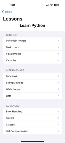 EGK PythonPro screenshot