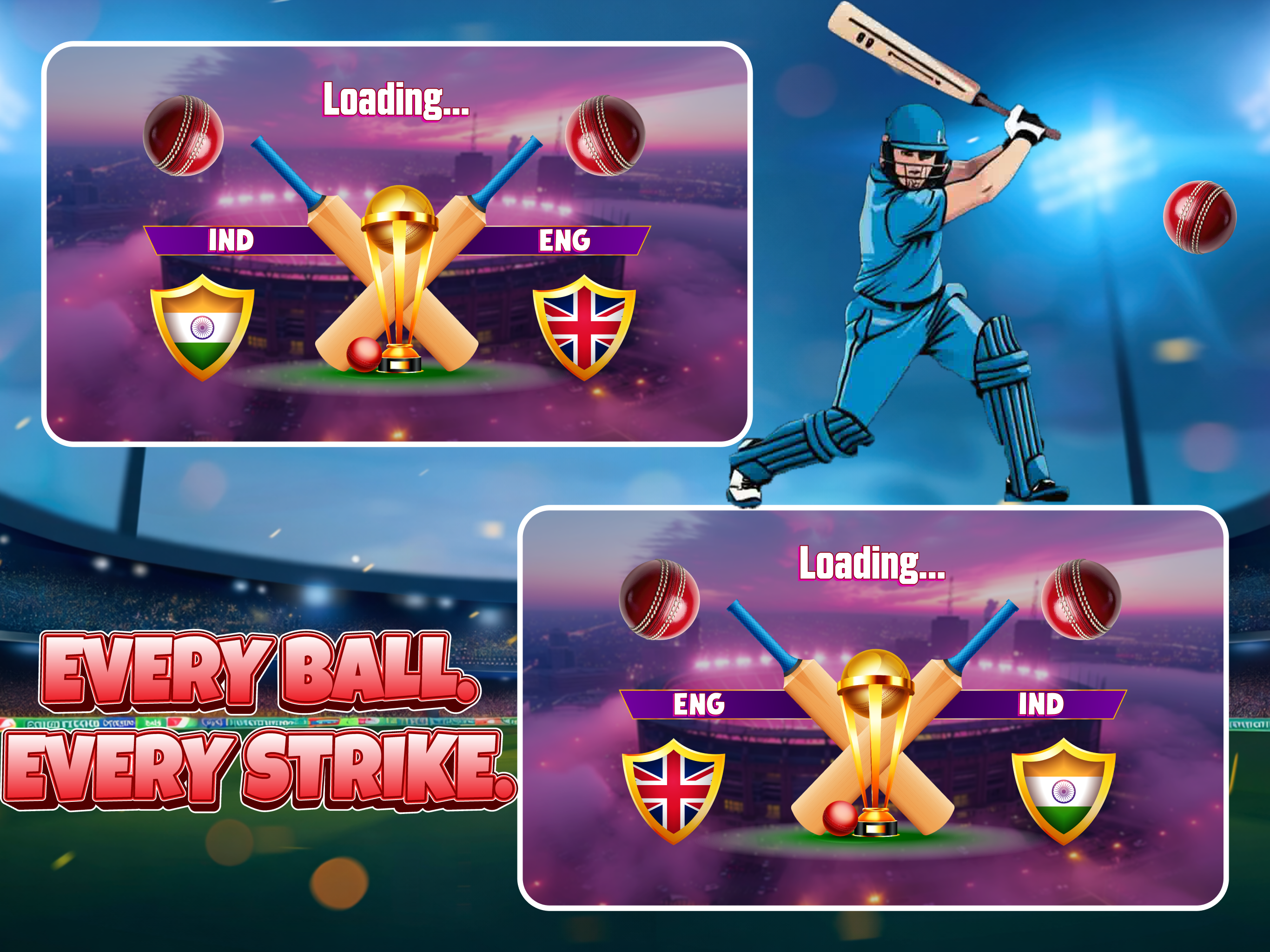 Cricket League Strike