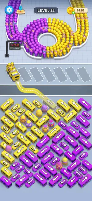 Car Jam: парковка автобус игра iPhone screenshot 2