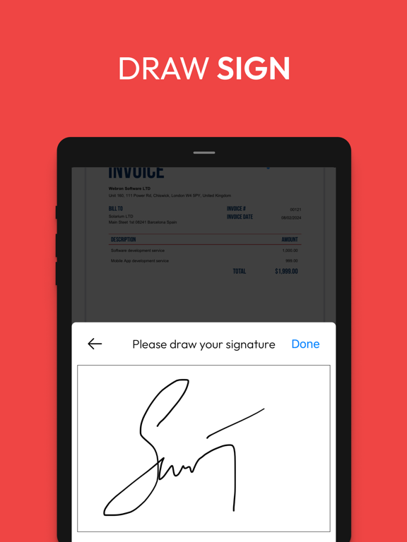 PDF Merge - Document Sign PDF iPad screenshot 7 - Utilities app