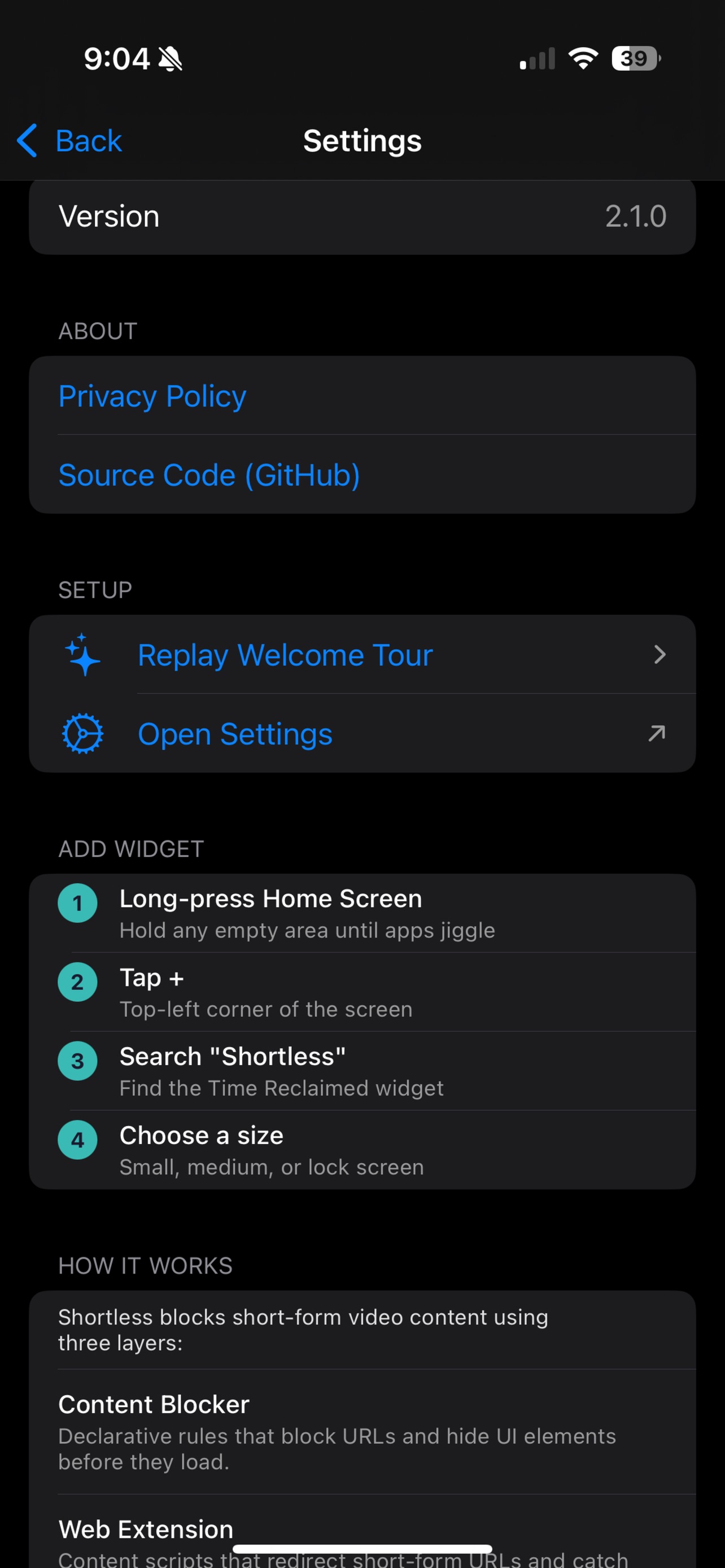Screenshot 4 of Shortless