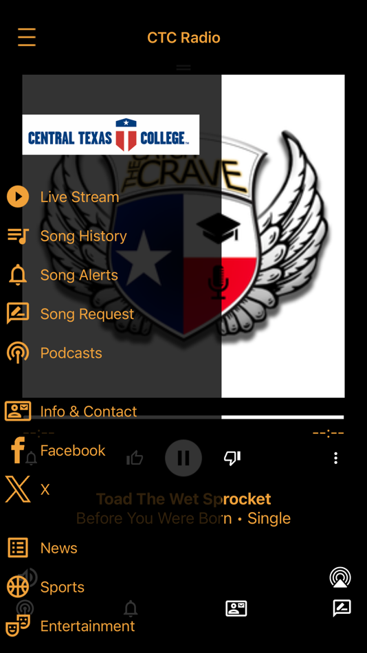 #2. CTC Radio (iOS) 由: CENTRAL TEXAS COLLEGE