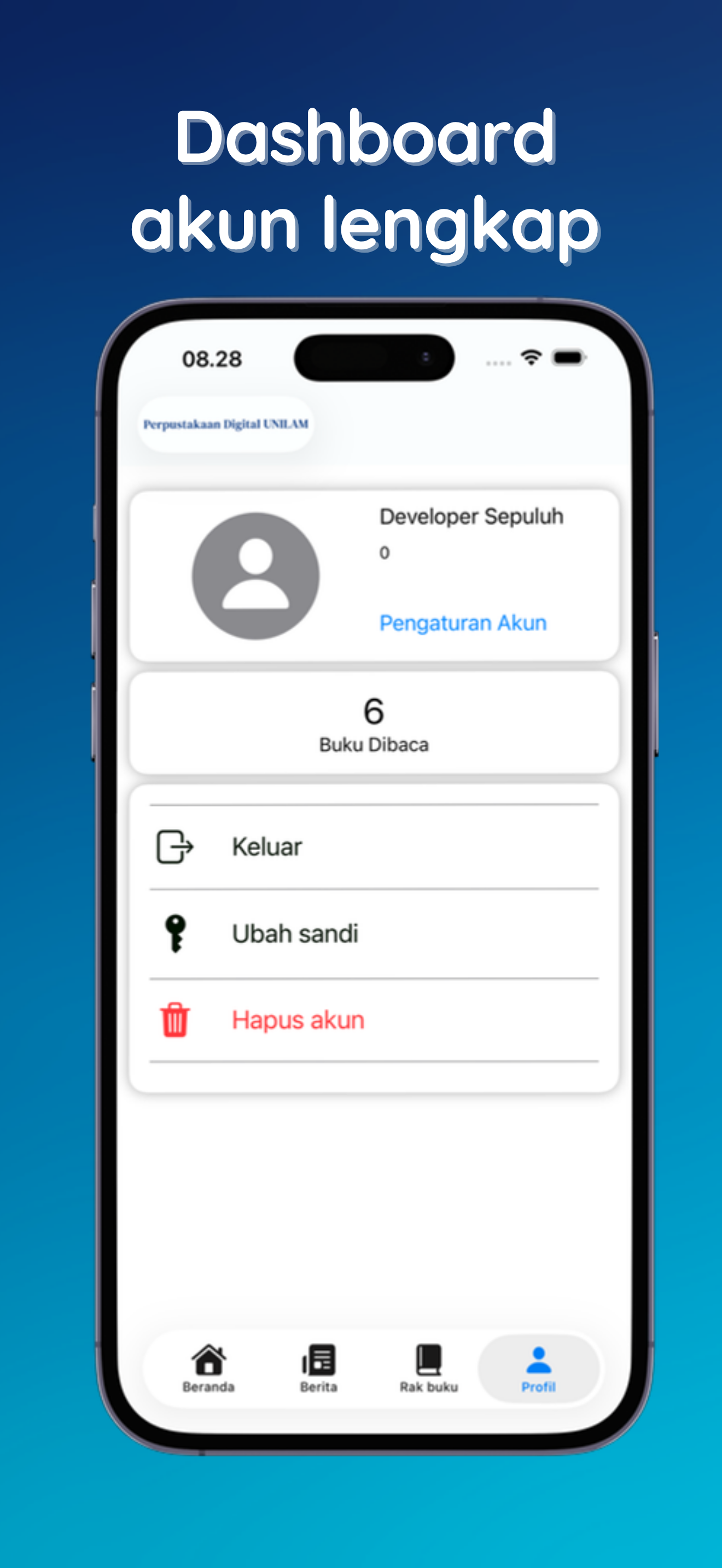 Perpustakaan Digital UNILAM screenshot 6