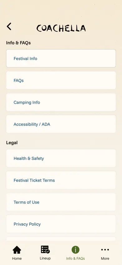 Coachella Official screenshot 3