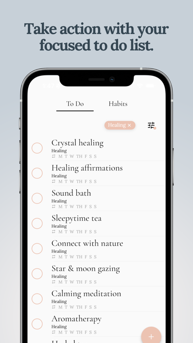 Luna Focus: Reflect & Grow Screenshot