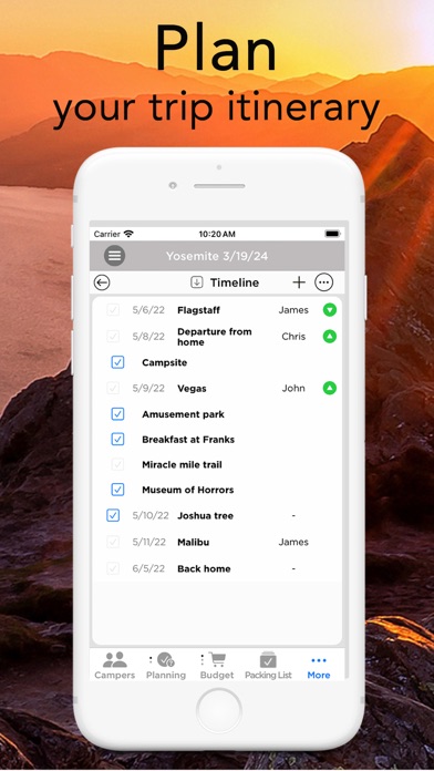 Pro Camping Planner Screenshot