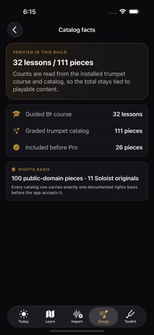 Soloist Trumpet: Learn & Play iPhone screenshot
