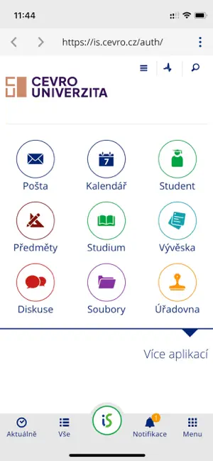 Notifikace IS CEVRO screenshot 3