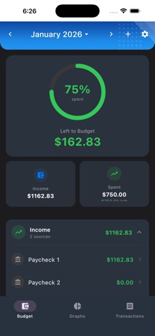 Simple Offline Budget screenshot
