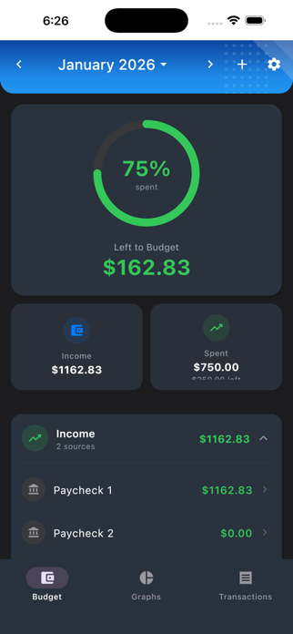Simple Offline Budget Screenshot 1 of 3