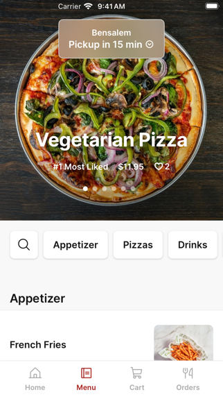 Singas Famous Pizza To Go iPhone screenshot 2 - Food & Drink app
