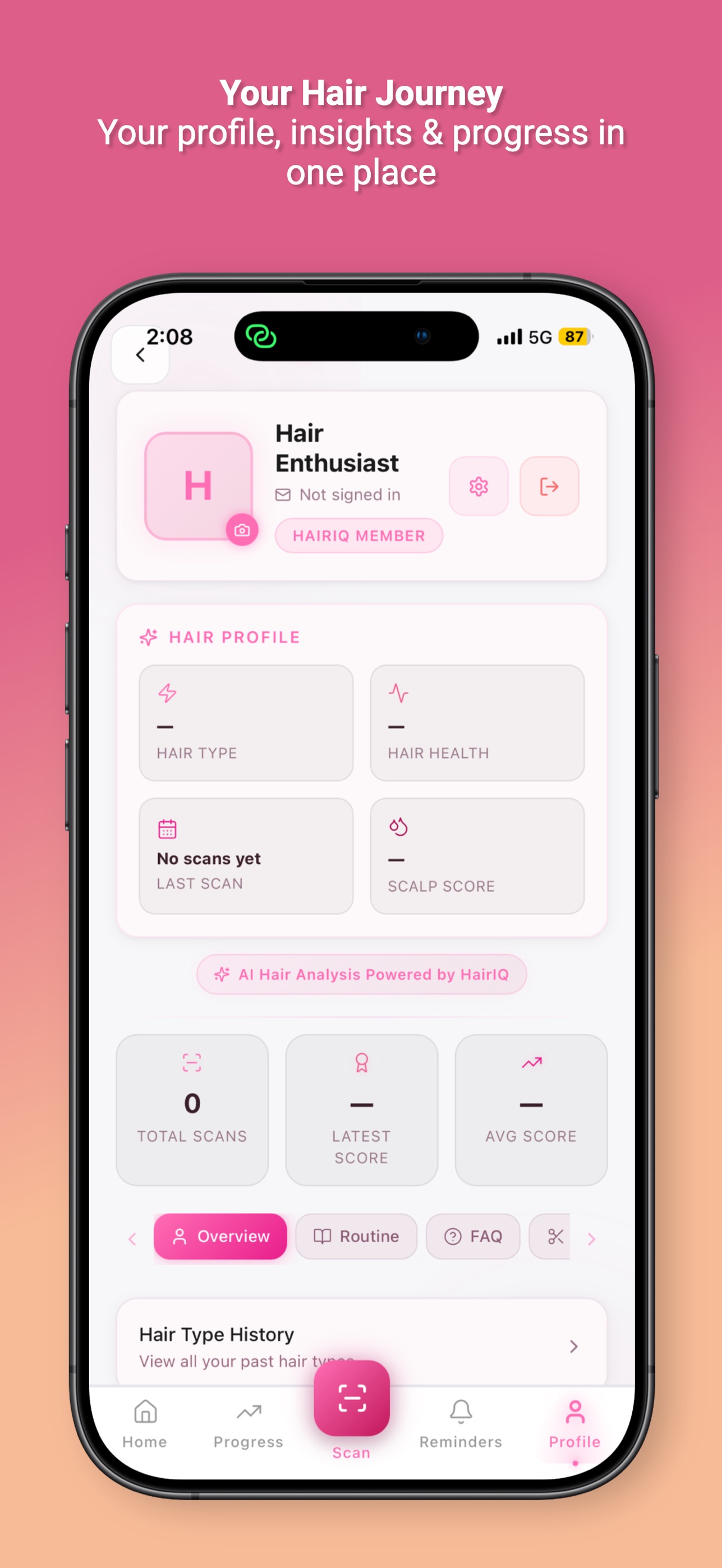 Screenshot 5 of HairIQ: AI Hair Analysis
