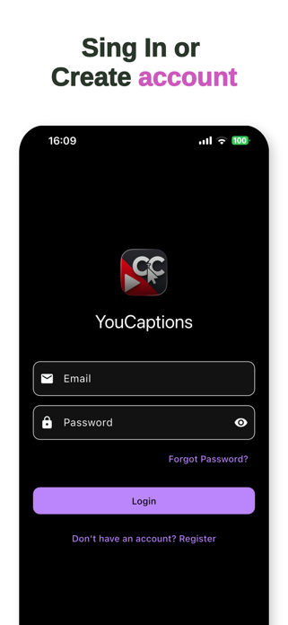 YouCaptions Screenshot 1 of 6