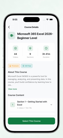 Excel Mastery: Beginner to Pro iPhone screenshot