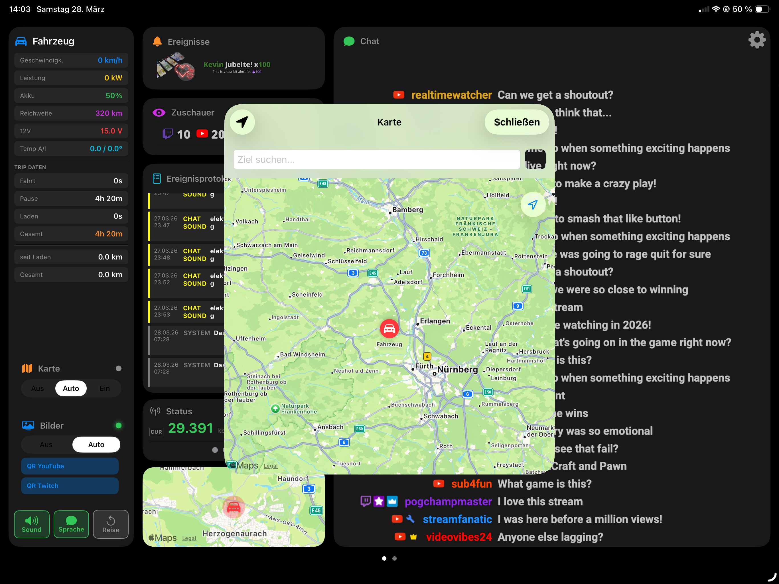 IRL Stream – Mission Control screenshot 3