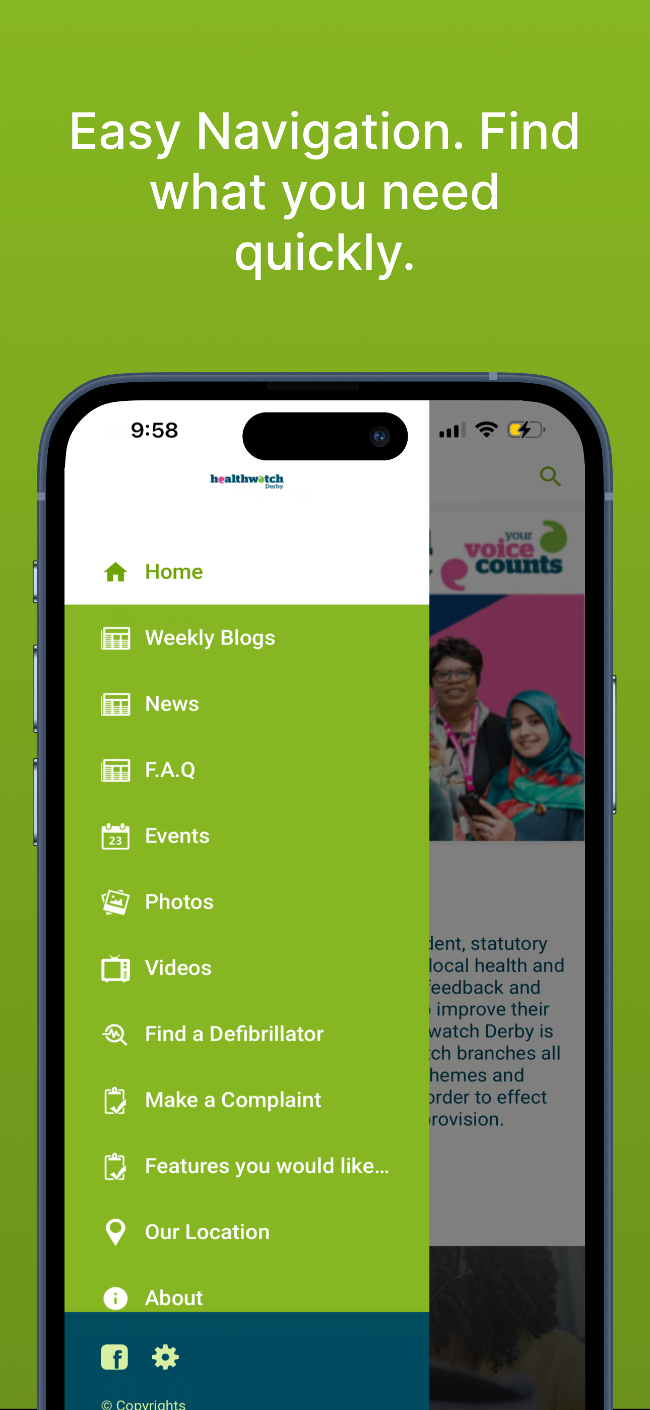 Healthwatch Derby screenshot 2