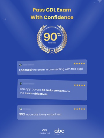CDL Exam Prep 2026 with AI iPad screenshot