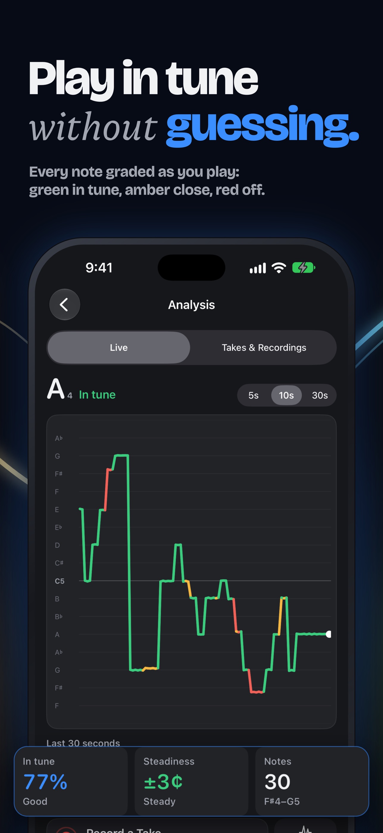 Screenshot 7 of Overtone: Tuner and Metronome