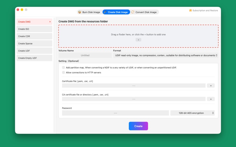 App screenshot