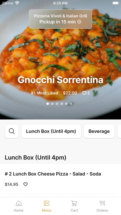 Pizzeria Vivoli To Go