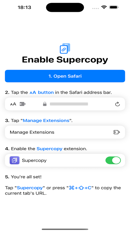 Supercopy for Safari - 1.0 - (macOS)