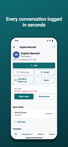 Dialbook: Pocket CRM screenshot 2