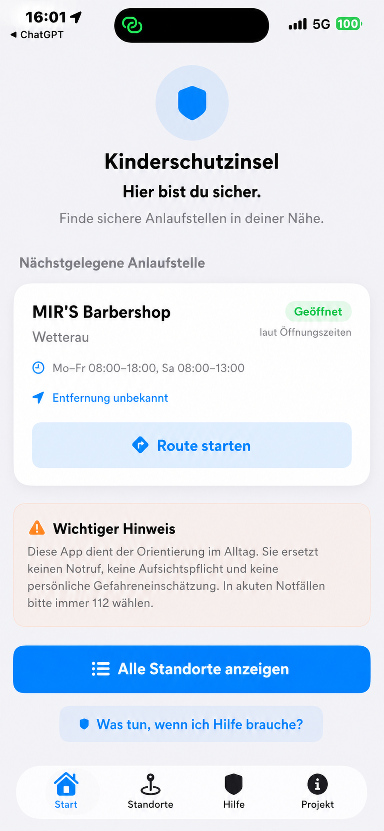 Kinderschutzinsel screenshot 2