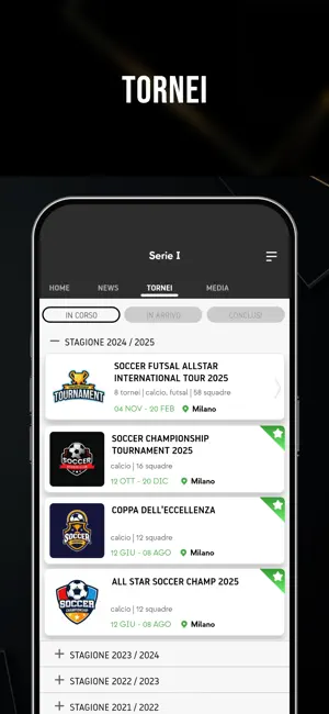 Serie i screenshot 2