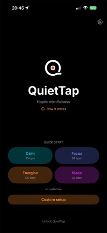 QuietTap Screenshot 1 of 3