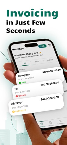 Invoice Maker & Bill Scanner Screenshot 1 of 7