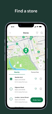 Starbucks UK iPhone screenshot 4