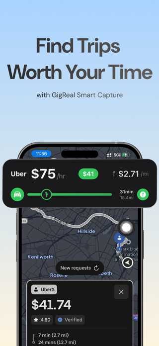 GigReal Driver Mileage Tracker Screenshot 3 of 6