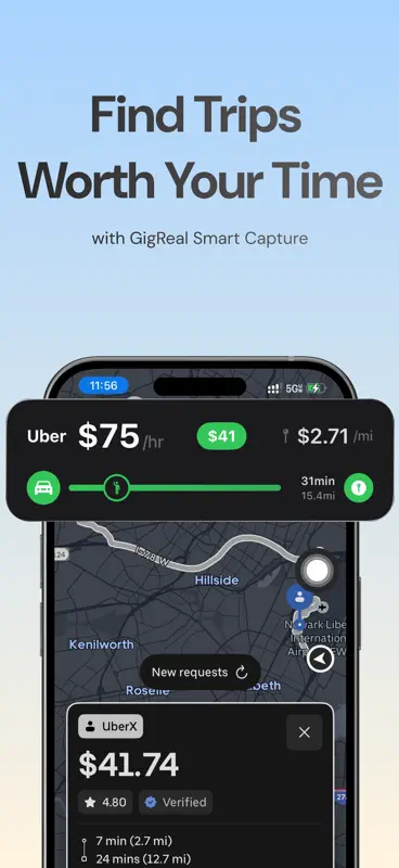 GigReal Driver Mileage Tracker screenshot 3 of 6