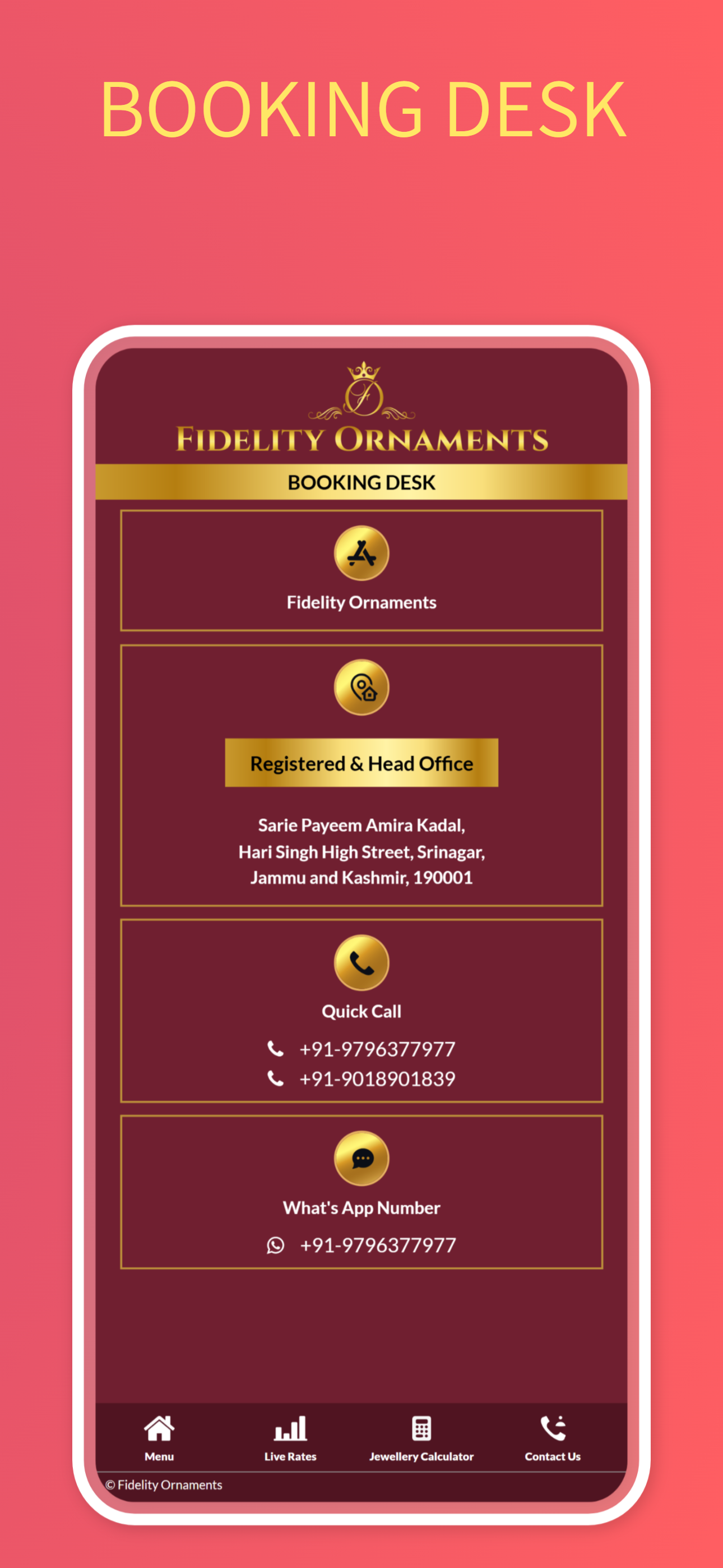 Fidelity Ornaments