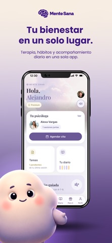 Mente Sana App iPhone screenshot