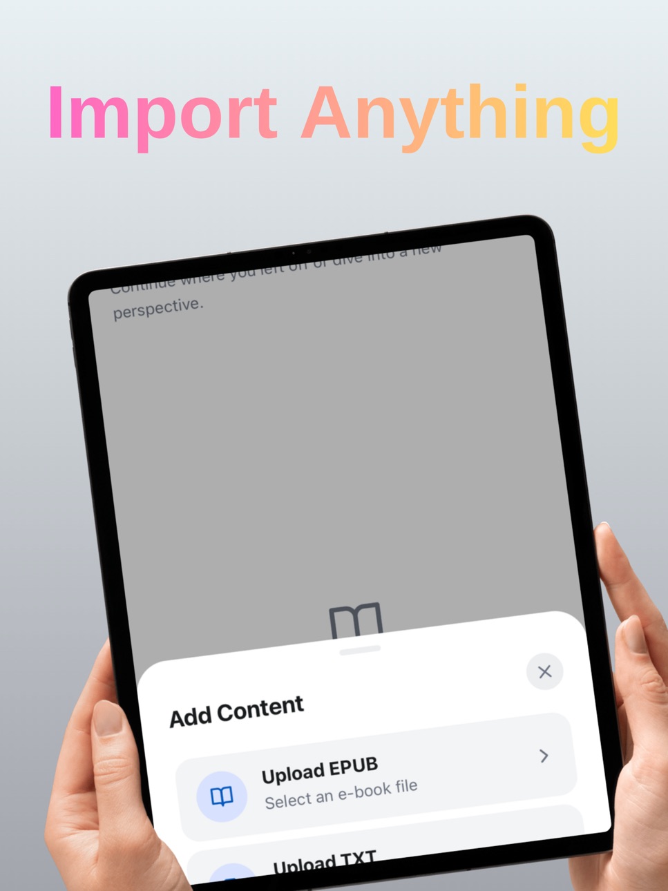 iPad screenshot