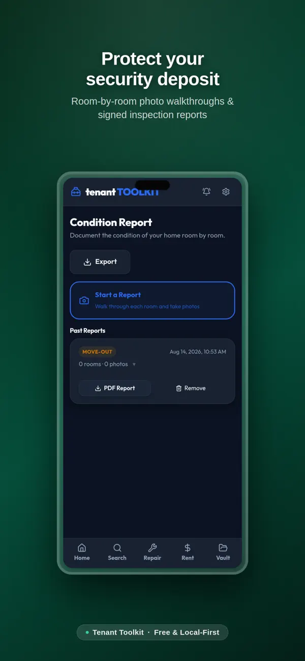 Screenshot #2 pour Tenant Toolkit