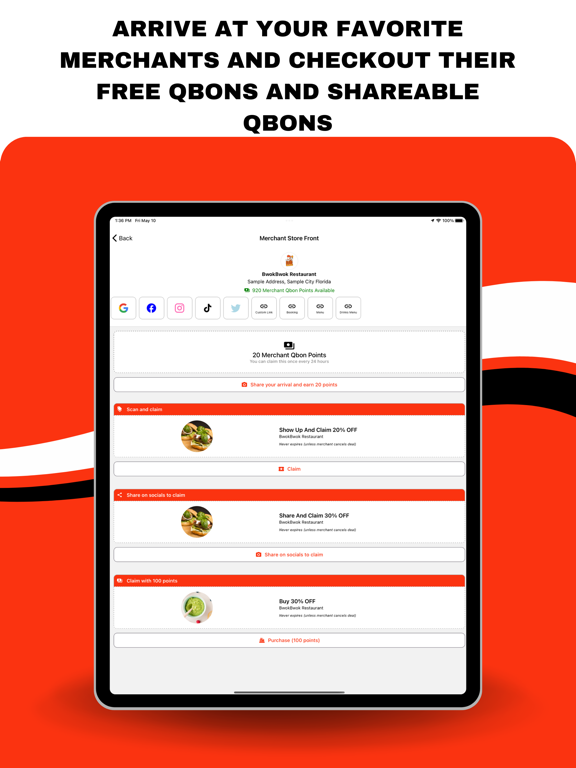 Qbon: Scan, Share, Save iPad screenshot 4 - Shopping app