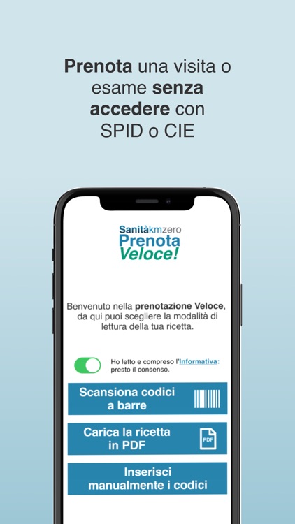 Sanità km zero PrenotaVeloce!