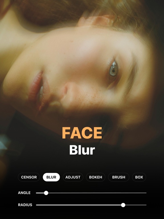 Blurry Photo Aрр iPad screenshot 6 - Photo & Video app
