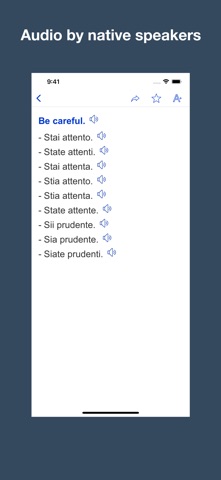English Italian Translation screenshot