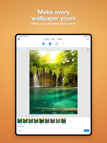 WidgeOne: Calendar Wallpapers iPad screenshot