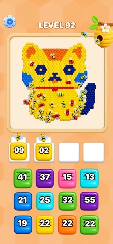 Bee Flow! Pixel Puzzle iPhone screenshot