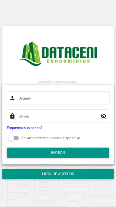 DATACENI Condomínios Screenshot