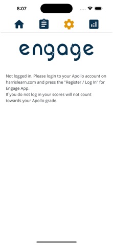 Harris Learn Engage screenshot