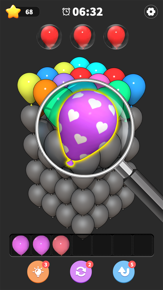 #6. Balloon Triple Match: Match 3D (iOS) 来自: HIGGS TECHNOLOGY CO., LIMITED